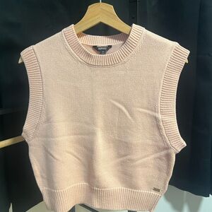 Banana Republic Pink Sleeveless Knit Top